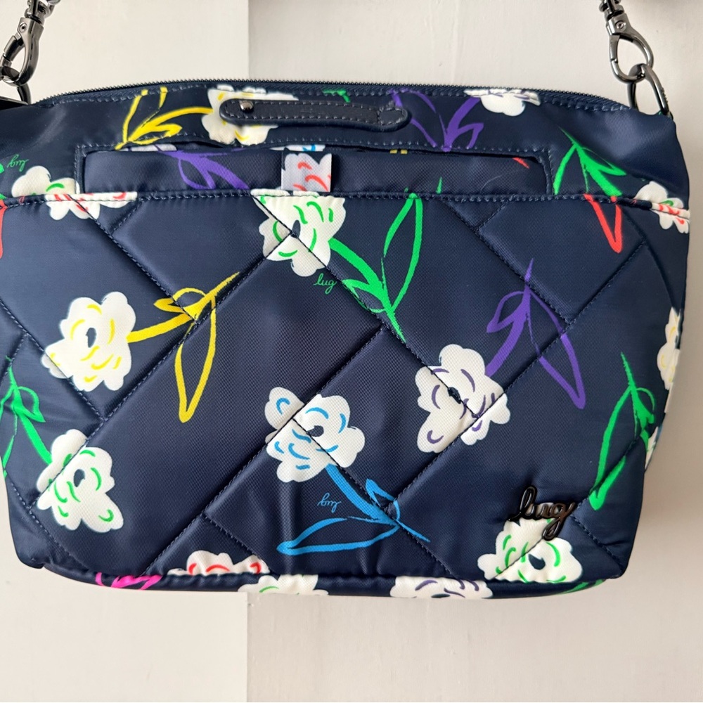 Lug Flare 2 cross body Floral Quilted Shoulder Bag - Picture 2 of 4